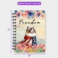 thumbnail image 5 of Freedom Ragdoll on Independence Day 4th of July Spiral Bound Journal Cat Lover Kitten Owner Gifts Idea 5x7in Spiral Notebook - 01005, 5 of 5
