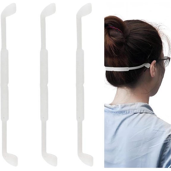 3 Pcs Silicone Glasses Strap Anti-Slip Eyeglass Strap,Sports Sunglasses & Eyeglasses Holder Straps