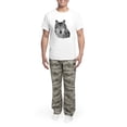 thumbnail image 5 of CafePress - Gray Wolf Pajamas - Men's Light Loose Fit Cotton Pajama Set, 5 of 7