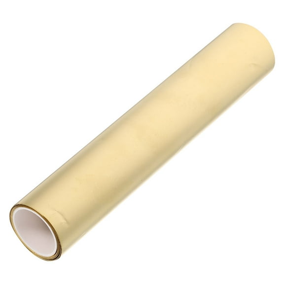 WHAMVOX 1 Roll Metal Brass Sheet Brass Foil Plate Brass Roll Film High Hardness Free-Cut Brass