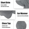 thumbnail image 4 of Guardurnaity Gorro deportivo de invierno con protección para las orejas, ideal para deportes al aire libre. Gorro de punto elástico y cómodo para Sombreros caqui, 4 of 6