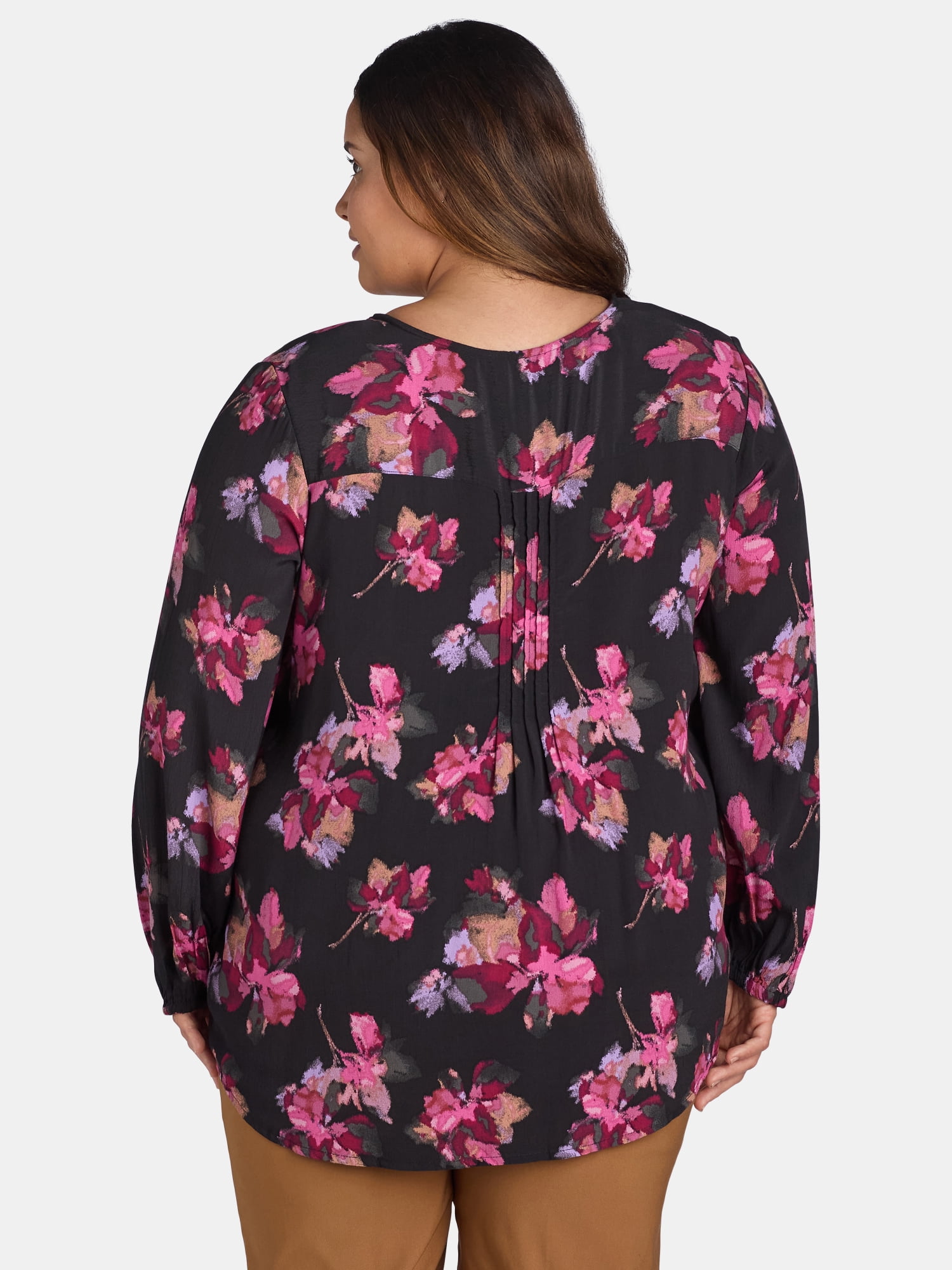 TS LS PINTUCK BLOUSE