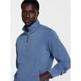 thumbnail image 4 of Avia Men's Twill ScubaKnit Quarter Zip Pullover Sweatshirt, Sizes XS-4XLT, 4 of 7