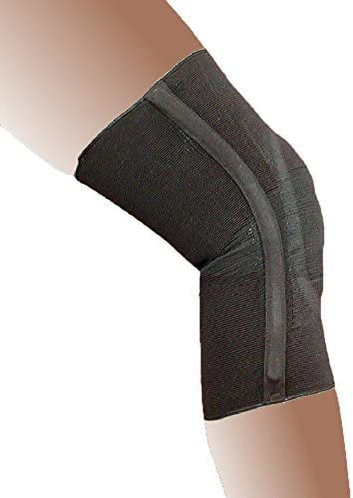 Spiral Stay Knee Brace With Visco Patella Stablizer (Small White w/ Blue Trim)