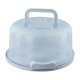 thumbnail image 4 of Portador de Pastel Redondo Contenedor con Tapadera y Asa para Transporte Almacenamiento, 4 of 11
