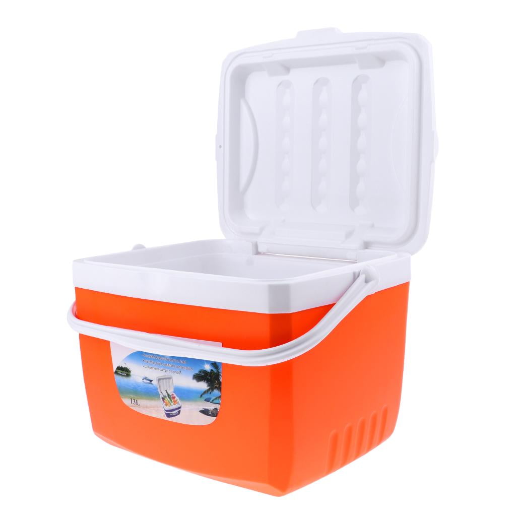 5L 13L Outdoor Camping Ice Chest Box With Handle 3 Colors , 13L orange