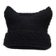 thumbnail image 2 of Gorro de invierno para mujer, informal, cómodo, moderno, multiusos, cálido y de invierno. Negro, 2 of 9