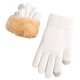 thumbnail image 1 of Guantes de terciopelo de invierno, gruesos y cálidos, para mujer, para exteriores, resistentes al frío, mitones para mujer, 1 of 2