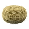 Rizzy Home Roped Cotton Pouf