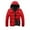 Red, variant on IYTR Mens Winter Jacket Long Sleeve Jacket Zipper Hooded Neck Slim Hoodie -padded Jacket Coat with Pocket Solid Color Red M