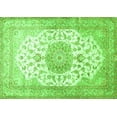 thumbnail image 1 of Ahgly Company Indoor Rectangle Medallion Green Traditional Area Rugs, 7' x 9', 1 of 1