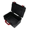 thumbnail image 3 of "Compact Black ABS Tool Organizer with Transparent Top Compartment, 10KG Capacity, Lockable Front Opening, Durable and Portable Design for Efficient Tool Storage", 3 of 6