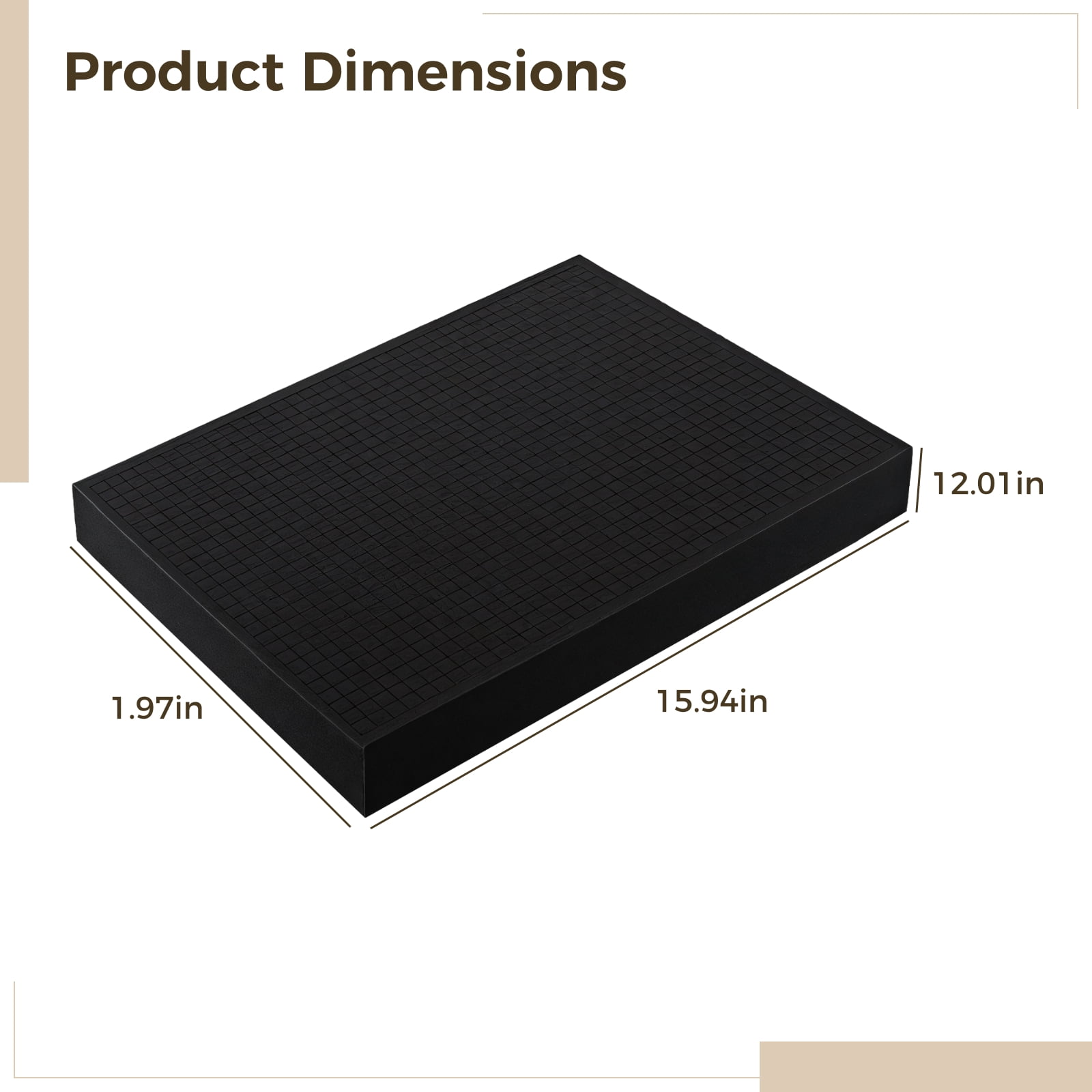 4 Pcs Pre-Cut Grid Foam Inserts for Tool Box, Foam for Pelican Case, Customizable Foam Organizer for Tool Cases, Shock Absorbing Black Polyurethane