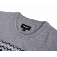 thumbnail image 4 of Krumba Mens Knit Cotton Sweater Round Neck Long Sleeve Pullover Gray 2XL, 4 of 4