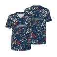 thumbnail image 6 of Rocae Merry Christmas for Breathable Men's Baseball T-Shirt Fashionable Casual Baseball Jersey, Moisture-wicking Sportswear X-Large, 6 of 9