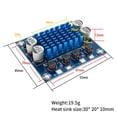 thumbnail image 5 of Placa amplificadora HD 100db Snr Mp3 Módulo 30w+30w Protección contra sobretensiones Ehuebsd Para estrenar, 5 of 5
