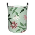thumbnail image 2 of LNWH Laundry Basket, Seamless Floral Flowers Pattern Foldable Laundry Hamper with Handles Waterproof, Small Size, 2 of 8
