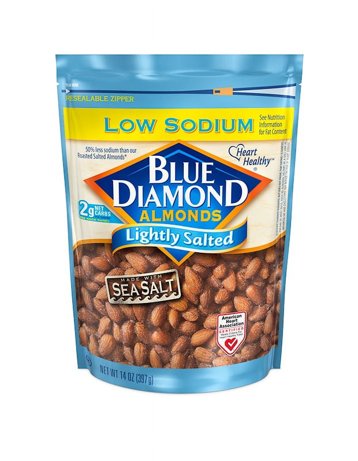 Blue Diamond Almonds, Lightly Salted Flavored Snack Nuts Perfect for Healthy Snacking, 14 oz - image 3 of 7