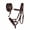Brown, variant on Horse Western Horse Western English Tack Black Leather Bitless Sidepull Bridle Reins 77RT05BK-F