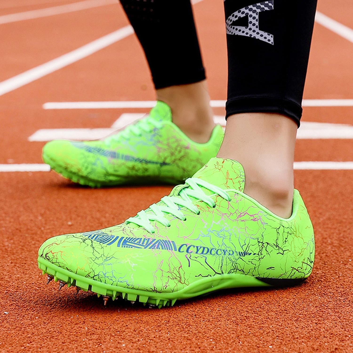 track and field running shoes with spikes