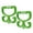 (2Pcs Green) Bag Holder#10, variant on Grocery Bag Holder 2 Pcs, Heavy Duty Grocery Bag Carrier with Comfortable Grip, 100lbs Capacity Tool for Shopping Bags & Buckets (Green)