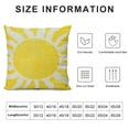 thumbnail image 5 of Chilfamy Summer Pillow Covers Outdoor Sunshine Farmhouse Lumbar Pillow Covers Decorations for Sofa Home Decor 18x18in, 5 of 5