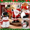 thumbnail image 4 of Adorno y Navegación de Madera Hot6sl 6 Piezas Formato de Papá Noel Decorativa de invierno, 4 of 5