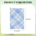 thumbnail image 3 of Golf Towel 24x16in Absorbent Quick Dry Decontamination Mountain-Climbing Clench Designed To Carry Four Side Locks Blueviolet Moroccan Buffalo Plaid Tartan Check Hand-Drawn Sketch_3, 3 of 8