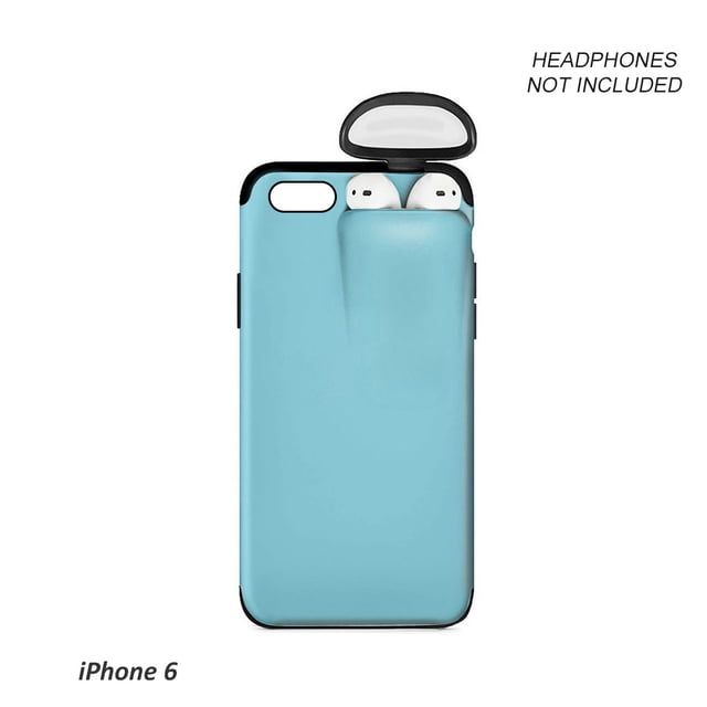 Reemplazo de la caja del soporte del auricular de la cubierta protectora de los auriculares inalámbricos del teléfono para el iPhone 6 Scienceny EL4374-41B
