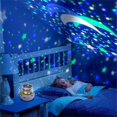 thumbnail image 4 of Night Light Projector Led Children's Bedside Lamp Bedroom Ceiling Starry Sky Moon Rotating Projection Lamp Children's Room Bedroom Lighting with 5 Sets of Film, 4 of 7