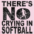 thumbnail image 2 of CafePress - There's No Crying In Softball Body Suit - Baby Light Bodysuit, Size Newborn - 24 Months, 2 of 4