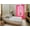 HOT PINK, variant on 2 panel semi sheer voile window treatment curtain 8 Grommets 55" Width X 84" drapes for any bedroom inside or outside RUBY red color