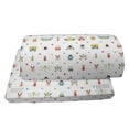 thumbnail image 4 of Insects Foot Rest, Continuous Pattern Colorful Various Bugs and Little Stars on Plain Backdrop, Non-Slip Backing Adjustable Ergonomic Memory Foam Leg Support for Office, Multicolor, by Ambesonne, 4 of 5