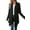 Black, variant on Mengpipi Women's Basic Casual Lightweight Long Sleeve Drape Open Front Cardigan, White-S(4-6)