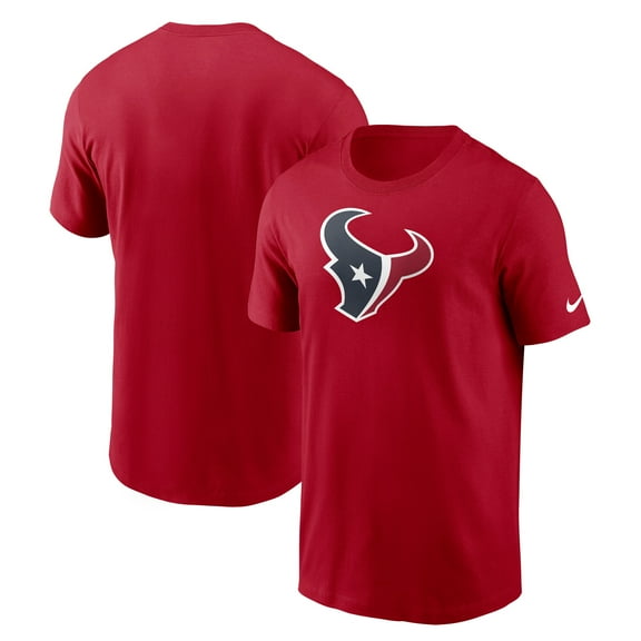 Men's Nike Red Houston Texans Primetime Logo Essential T-Shirt