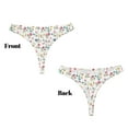 thumbnail image 3 of Fotbe Summer Floral Tanga Sin Costuras para Mujer con Estampado – Panties Invisibles, Transpirables y Cómodos para Uso Diario-4X-Large, 3 of 6