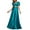 Dark Blue, variant on Satin Ruffled Bubble Sleeves Waist Dress for Women with Ribbon Tie Ideal for Daily Wear and All Seasons Experience Effortless Style with Relaxed Fit Dress Designed for Comfort