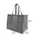 thumbnail image 5 of GOOHOCHY 3 bolsas reutilizables para la compra con asas, portátiles, de tela no tejida, para regalo., 5 of 8