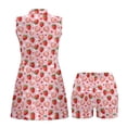 thumbnail image 4 of Yuyamidu Daisy Strawberry Womens Workout Golf Dress A Line Sleeveless Sports Activewear Dresses with Pockets Shorts Womens Athletic Clothing Sets Workout Dress Size L, 4 of 7