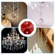 thumbnail image 5 of Cuentas de octágono de cristal K9 Uxcell con 2 agujeros, paquete de 100, prismas de candelabro de 14mm, adornos colgantes para manualidades de bricolaje, rojo oscuro, 5 of 7