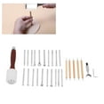 thumbnail image 3 of Leather Working Tools, Elegant Appearance Manual Leather Craft Tools Set Exquisite Design  For DIY Leather Crafts For Sewing Carving, 3 of 8
