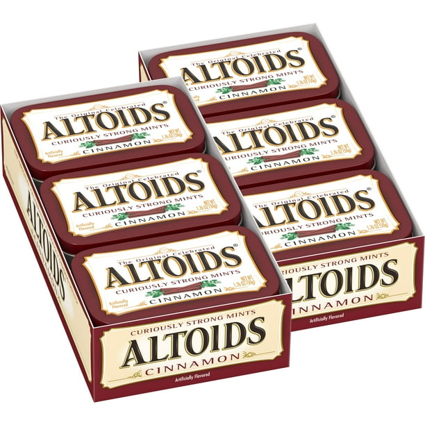 ALTOIDS Cinnamon Breath Mints, 1.76 oz. (Pack of 12)