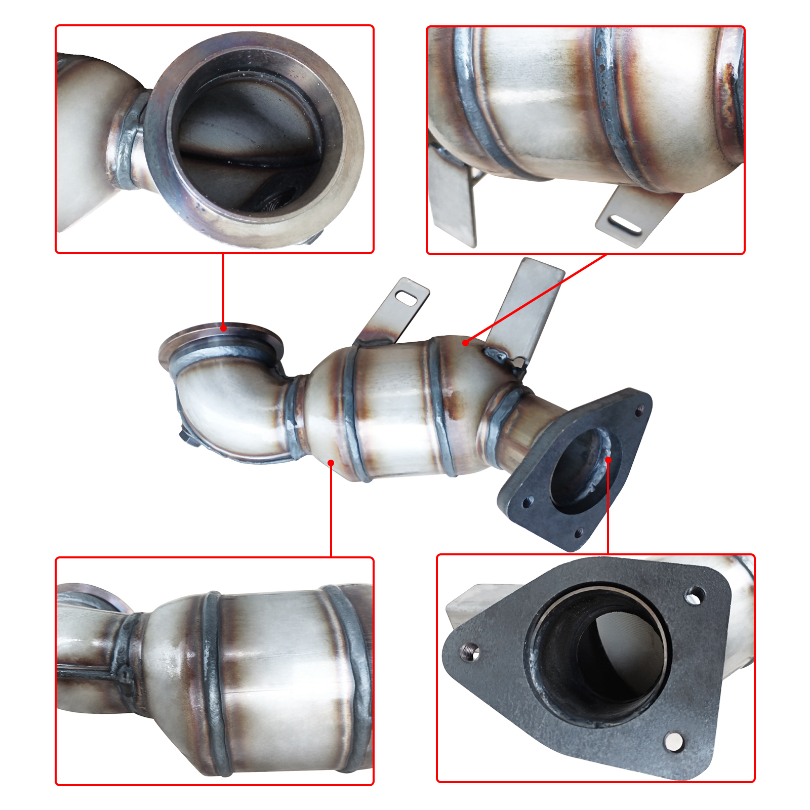 EPA-Compliant Catalytic Converter Set With Y-Pipe For 2014-2020 Infiniti QX60 3.5L