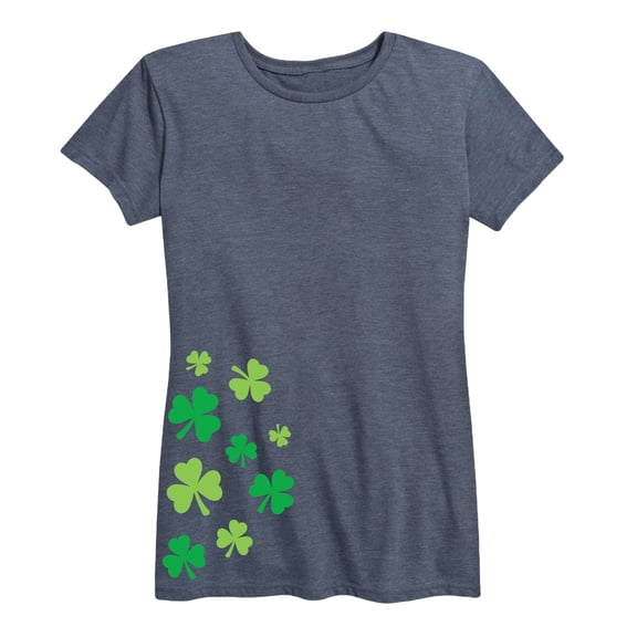 Instant Message - Shamrocks Side - Women's Short Sleeve Graphic T-Shirt