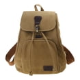 thumbnail image 4 of Vintage Inspired Canvas Backpack with Adjustable Straps School Bag Travel Daypack Perfect for Daily Use, 4 of 20