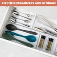 thumbnail image 4 of Large Clear Plastic Drawer Organizer 28 Pack - 5 Sizes (XL to Small) Plastic Drawer Organizer Trays for Kitchen Utensils, Gadgets, Bathroom, Vanity and Makeup, Office - Everything Can Be Organized!, 4 of 6