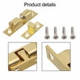 thumbnail image 4 of Sturdy Brass Adjustable Catch Latch Perfect for Furniture Cabinet Doors, 4 of 6