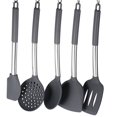 thumbnail image 1 of Daily Kitchen Utensils Set Silicone and Stainless Steel Non-stick Cookware Heat-resistant Cookware Eight-piece Household Kitchen Utensils Set, 1 of 6