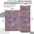 thumbnail image 5 of Pioneer Flower Floral Print Pattern Teens Toddler Nap Mat with Pillow, Sleeping Mat Bag for Preschool Daycare 50"x20", 5 of 6