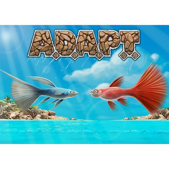 Gate Keeper Games and Dice: A.D.A.P.T. - Dice Rolling Board & Card Game, Ages 14 , 2-3 Players, 30 Minutes